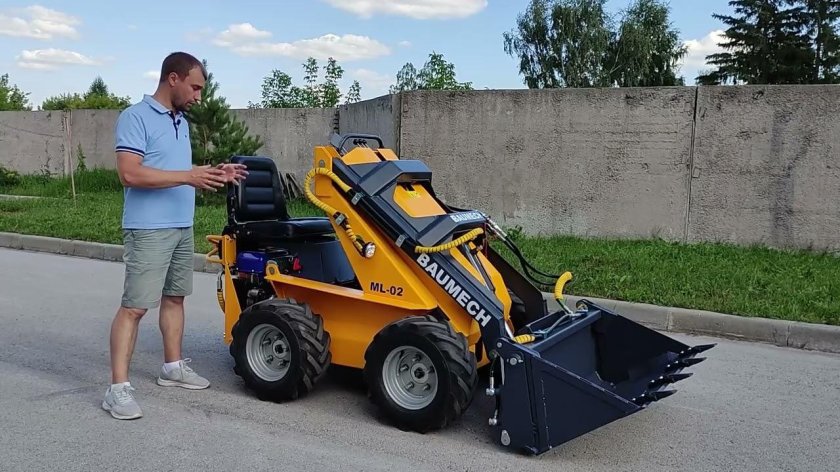 Baumech ml-02 | мини-погрузчик