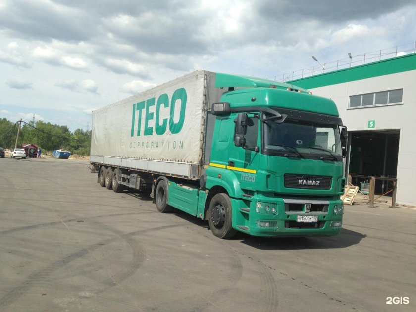 КАМАЗ 5490 ИТЕКО С контейнеровозом