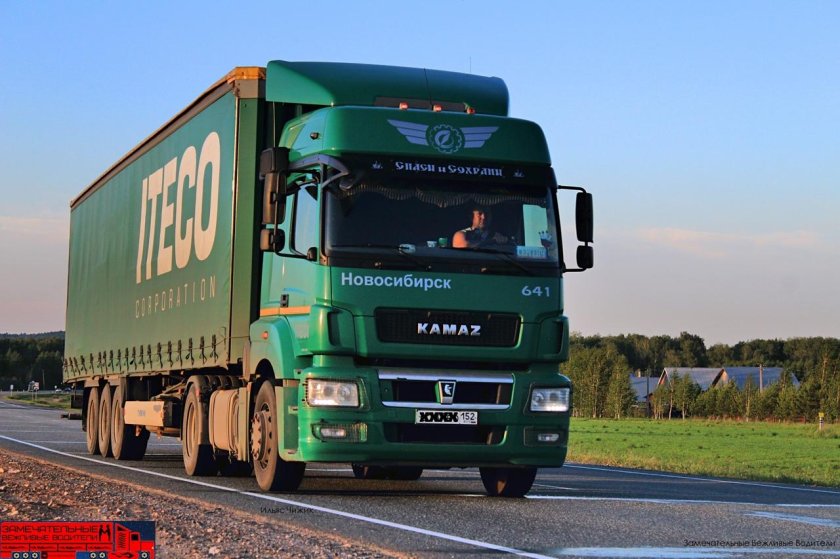 КАМАЗ 5490 зеленый Нео ИТЕКО