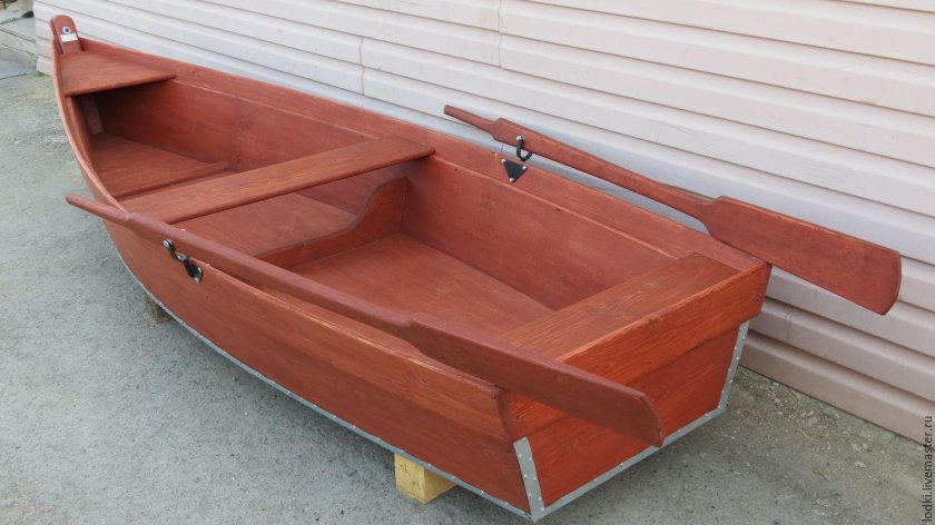Корма деревянной лодки