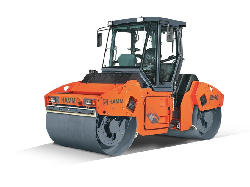 Дорожный каток Hamm—90.