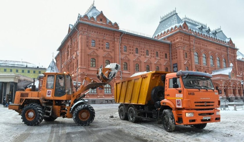 Чистка дорог от снега