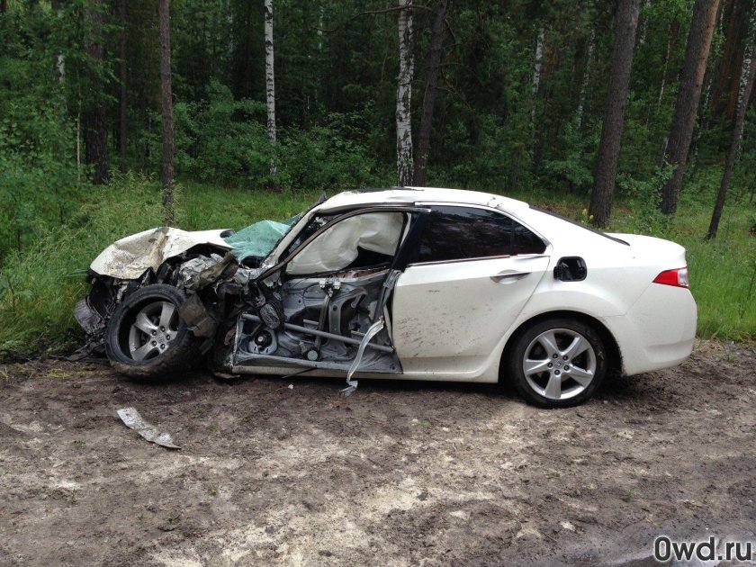 Honda Accord 8 авария