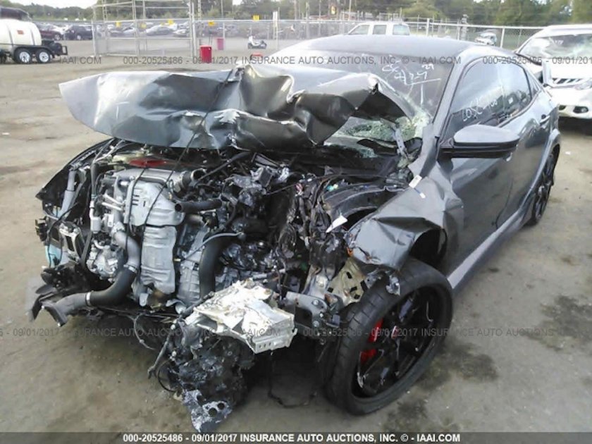 Разбитый Хонда Аккорд 7