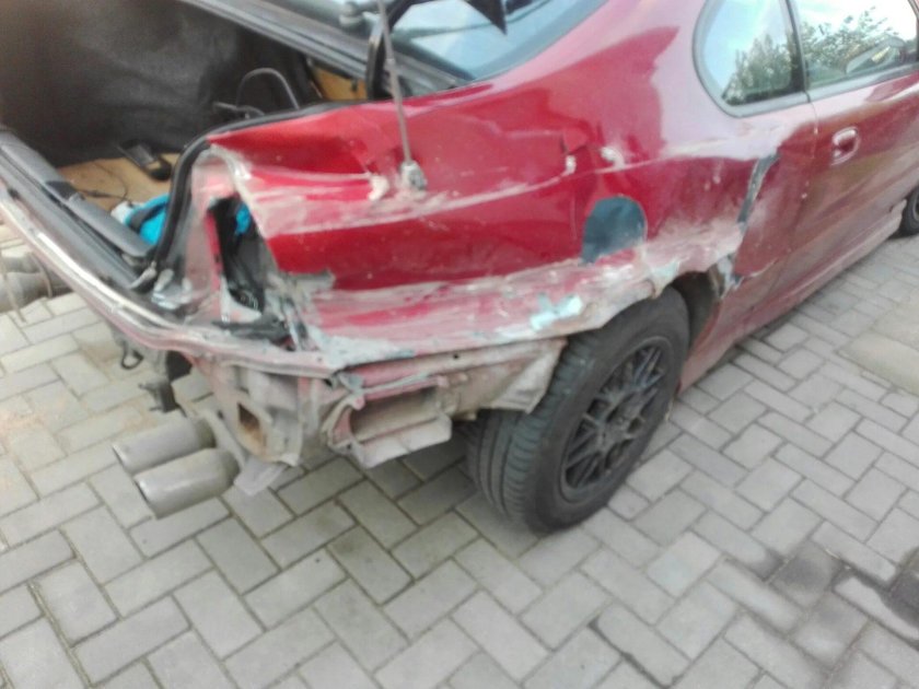 Разбитая Хонда Цивик