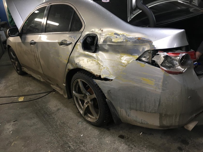 Заднее крыло Honda Accord 7