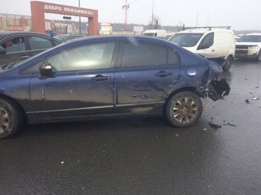 Цивик 4д ДТП