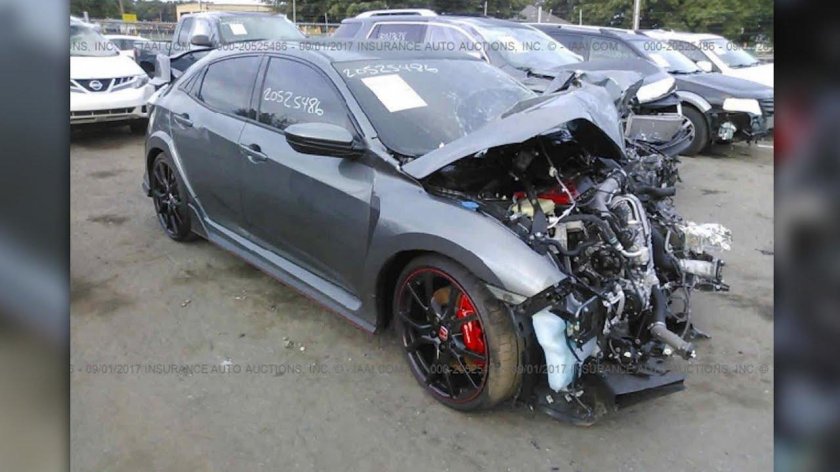 Разбитый Хонда Аккорд 7