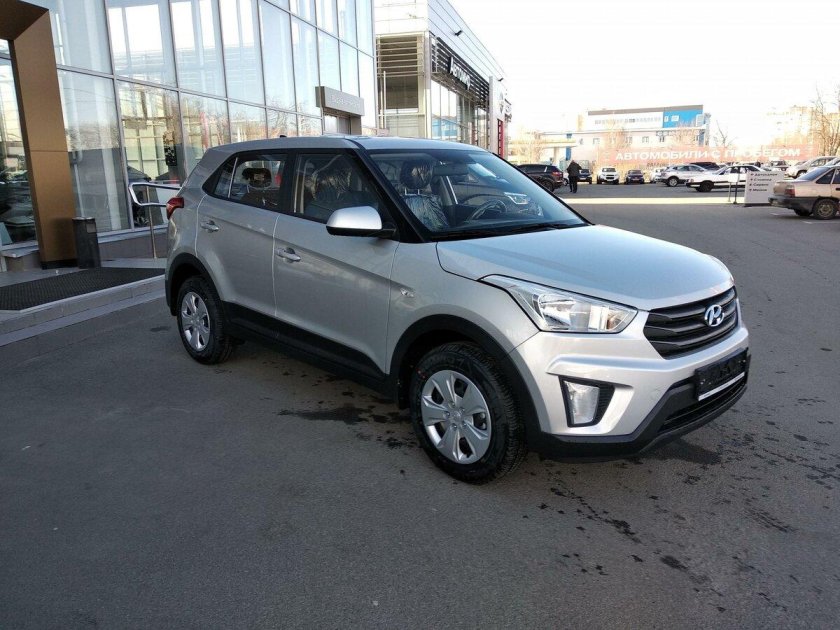 Hyundai Creta 2019 серебристый