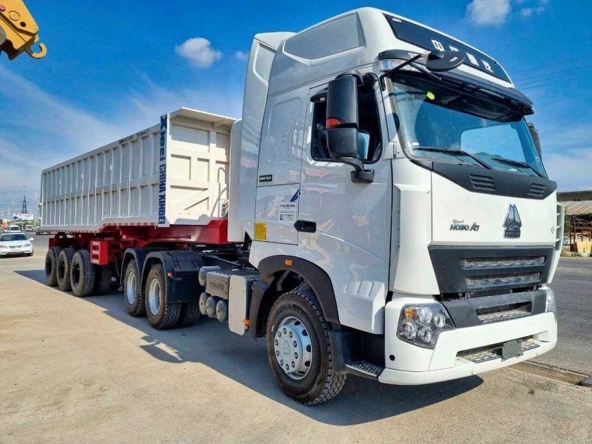 HOWO a7 с полуприцепом