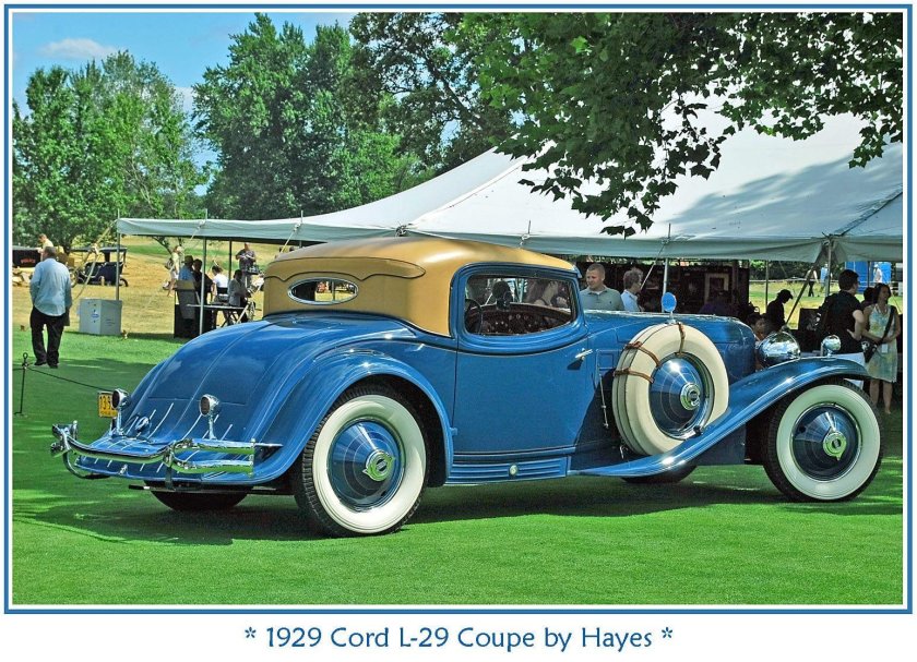 Cord l-29 Hayes Coupe 1929