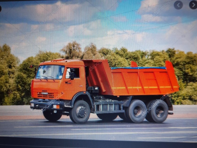 КАМАЗ 65115 песок