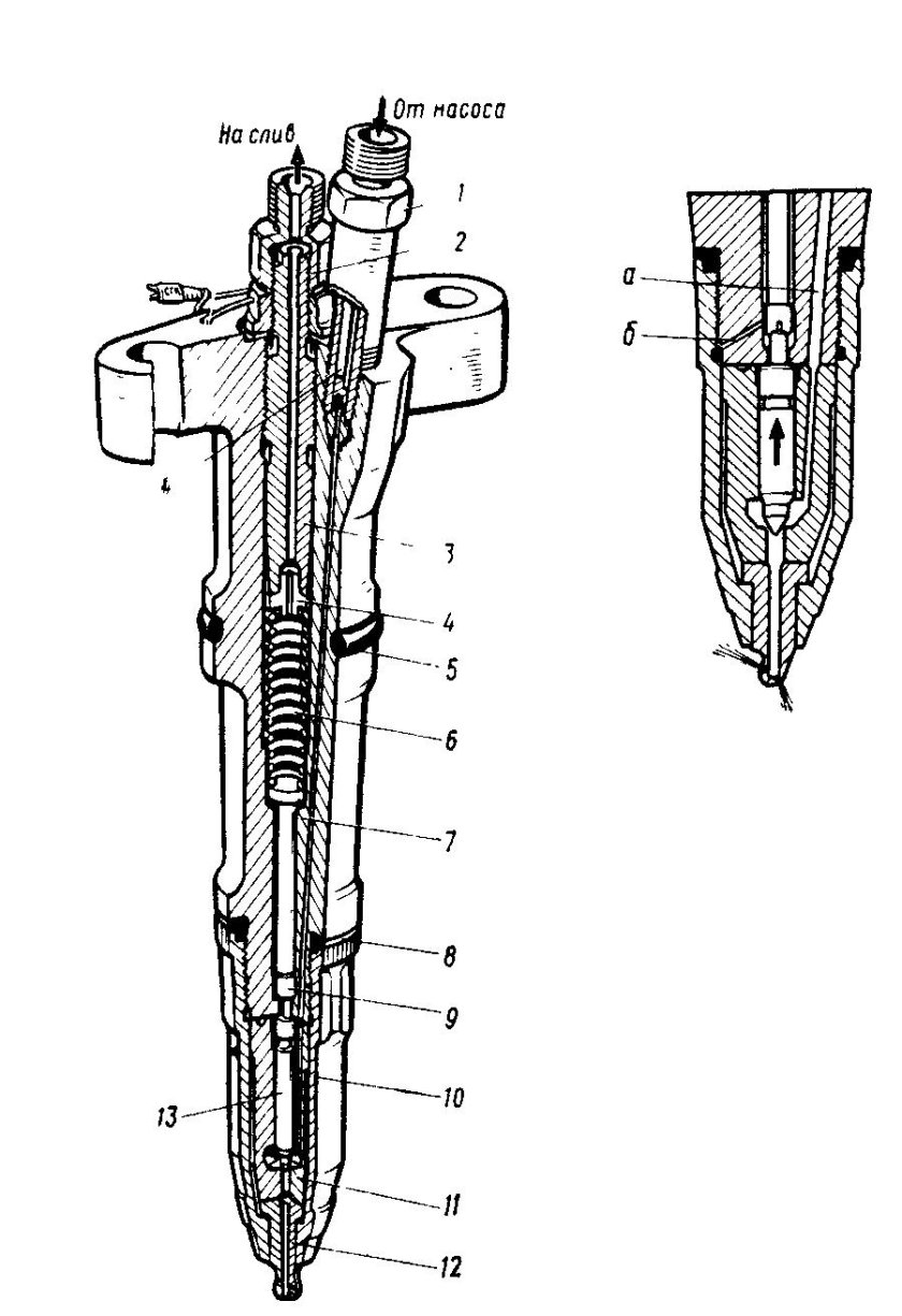 Топливная форсунка тепловоза 2тэ116
