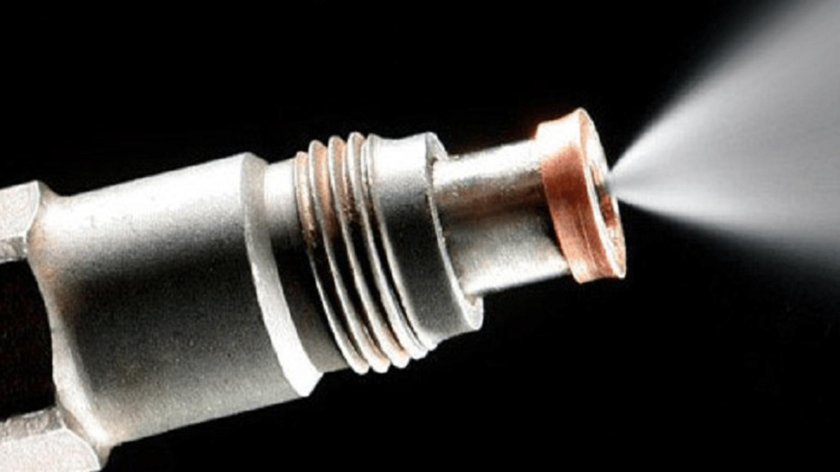 Факел распыла форсунки инжектора