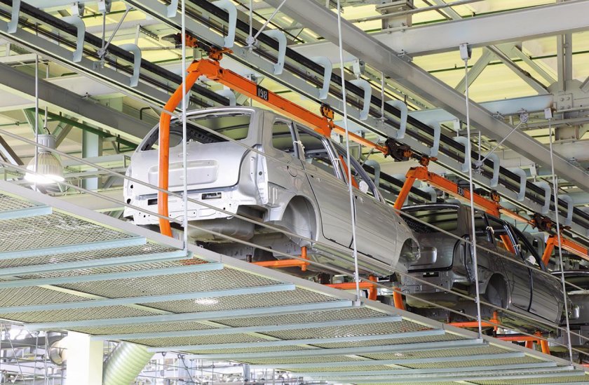 Лада Калина на конвейере