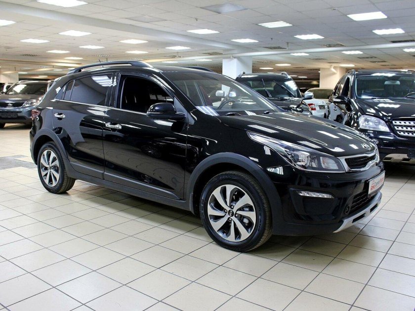 Киа Рио х-лайн черная