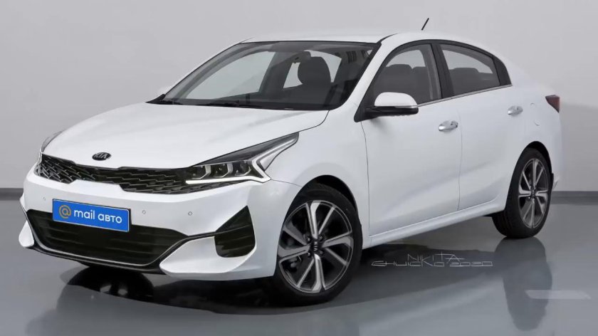 Kia Rio 2017 белый