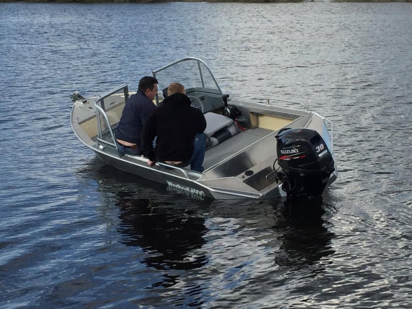 Rib лодка под 9.9