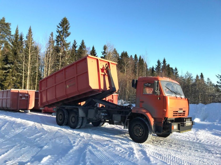 КАМАЗ 65115 пухтовоз