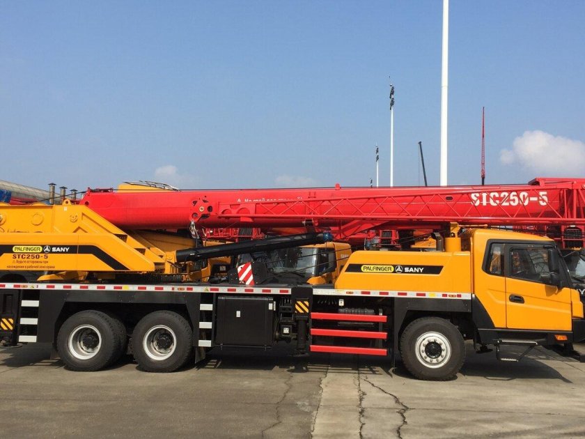 Автокран sany stc250-5