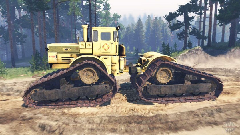 Гусеничный трактор Кировец