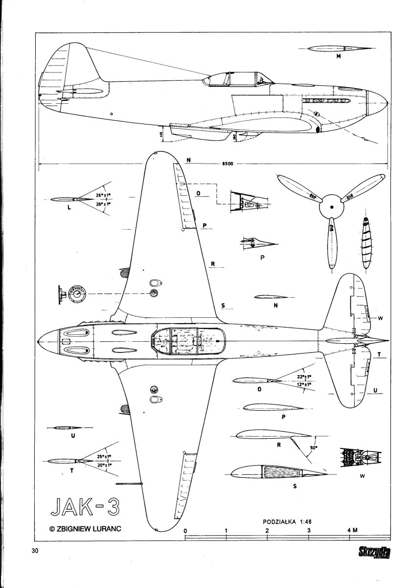 Як-3 чертежи