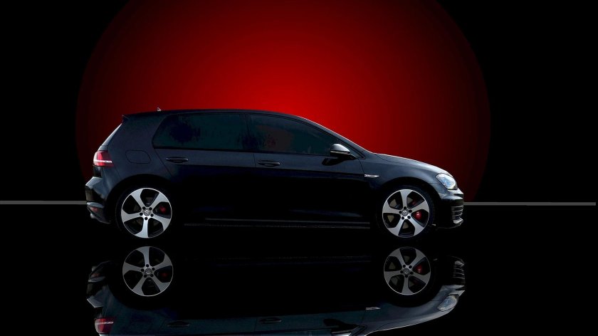 Volkswagen Golf GTI черный