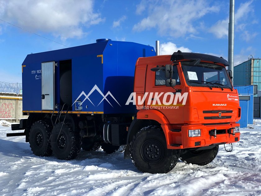 ППУ 1600/100 на шасси КАМАЗ 43118