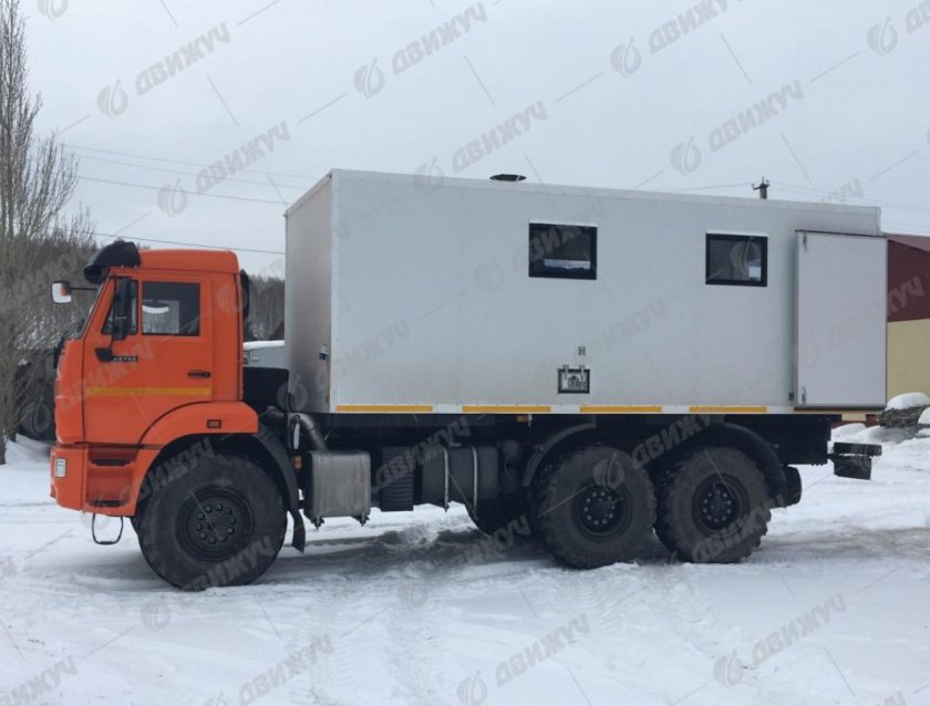 Универсальный моторный подогреватель на шасси КАМАЗ 43118-50