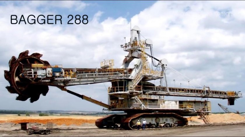 Самый большой роторный экскаватор в мире Bagger 288