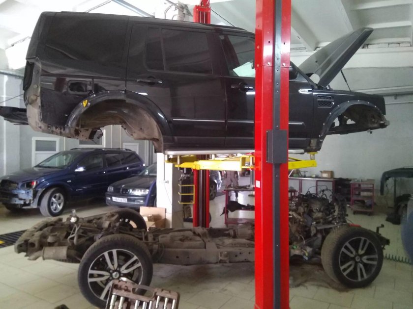 Land Rover Discovery 3 снятие кузова