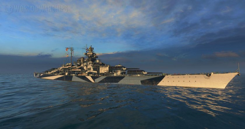 Тирпиц линкор камуфляж