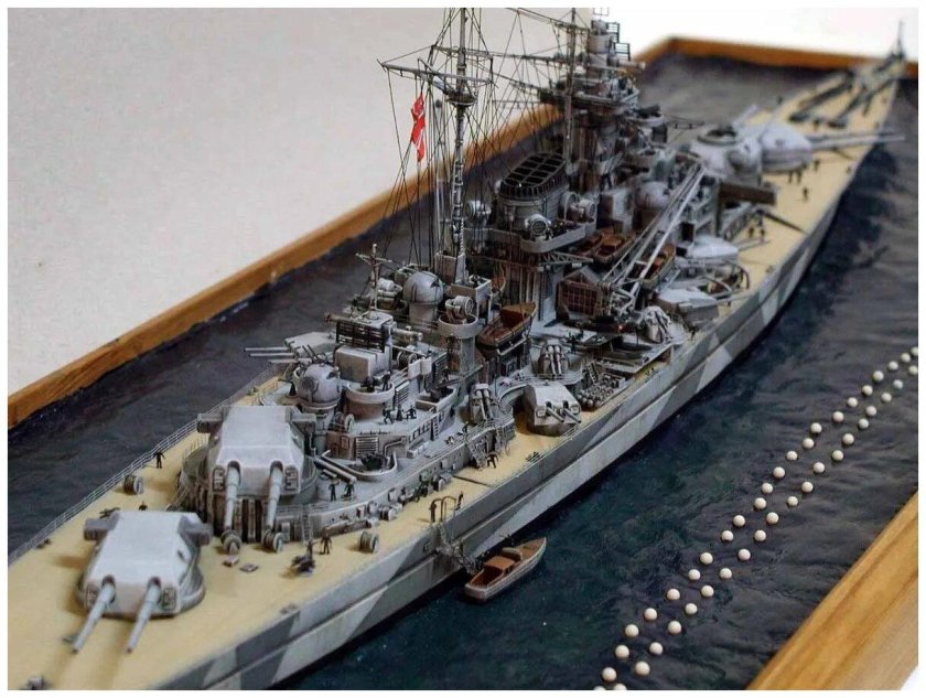 78015 Tamiya немецкий линкор Tirpitz 1 350