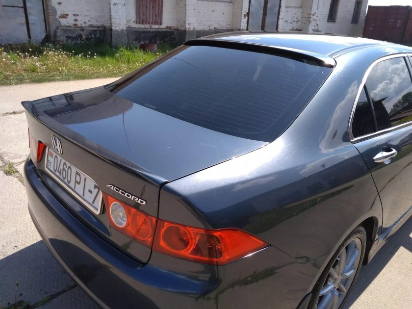 Accord 7 спойлер