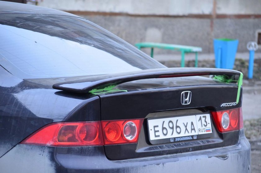 Accord 7 спойлер