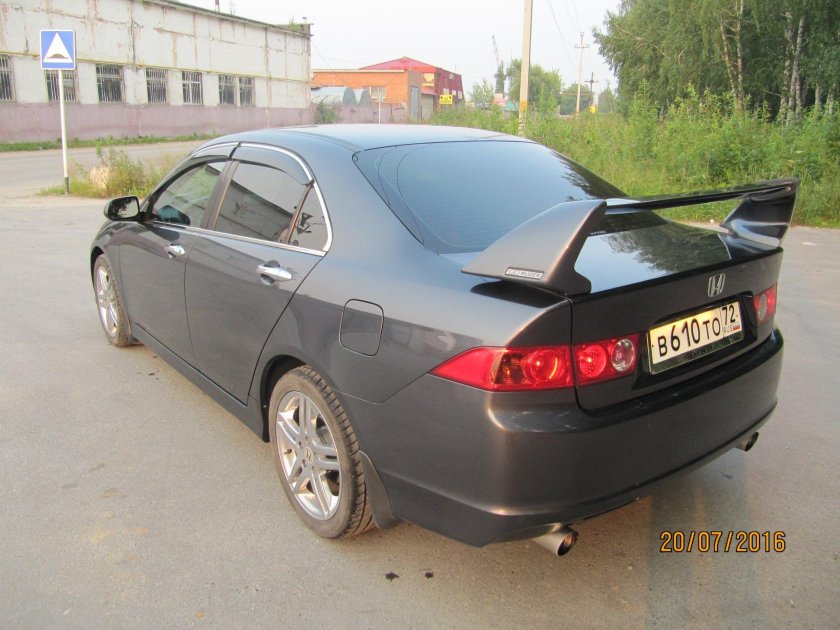 Спойлер Type s Accord 7