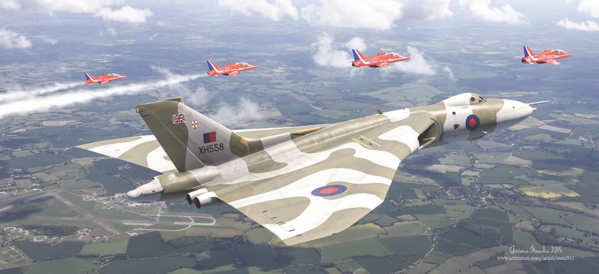 Avro Vulcan xh558