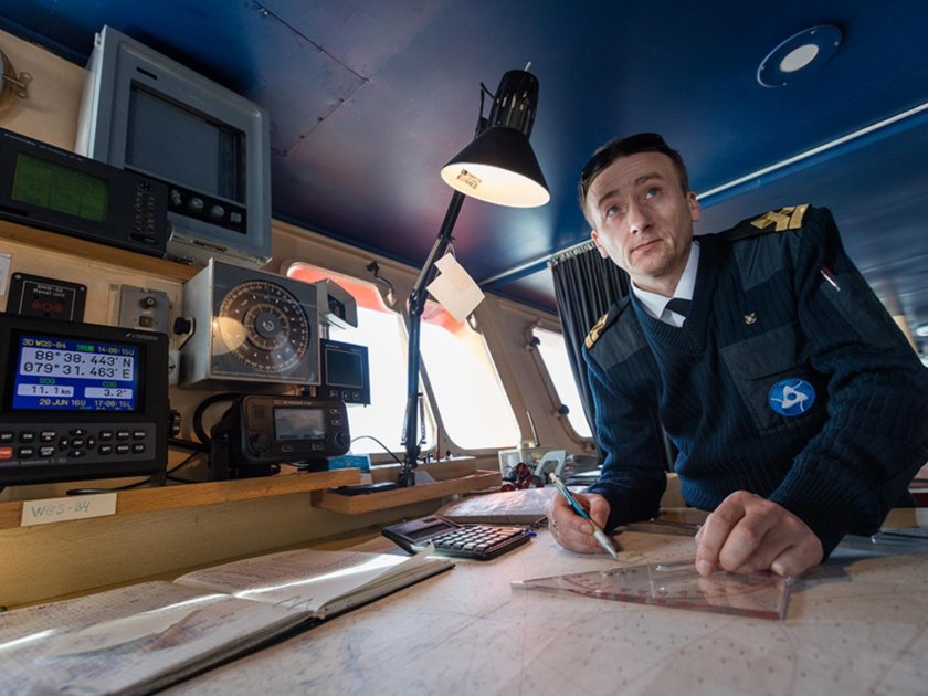 Капитанская рубка ледокола