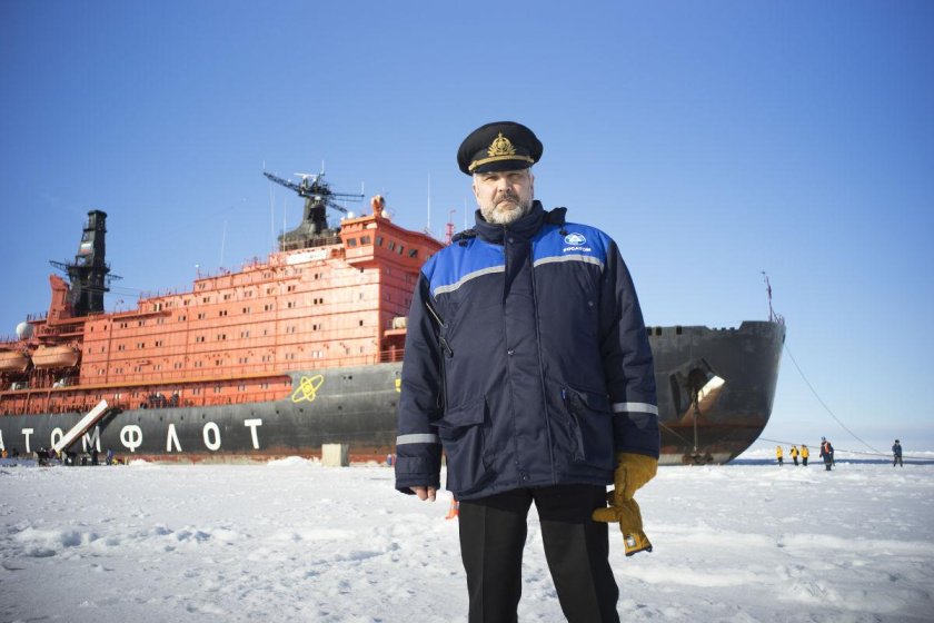 Капитан ледокола 50 лет Победы
