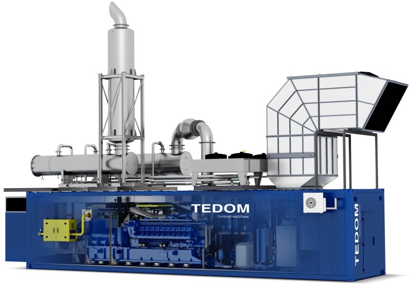 Газопоршневая электростанция Tedom quanto 1200