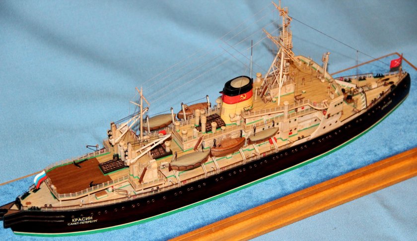 Ледокол Красин модель