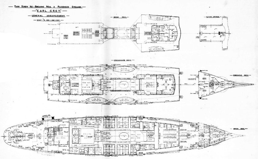 Ледокол Федор Литке чертежи
