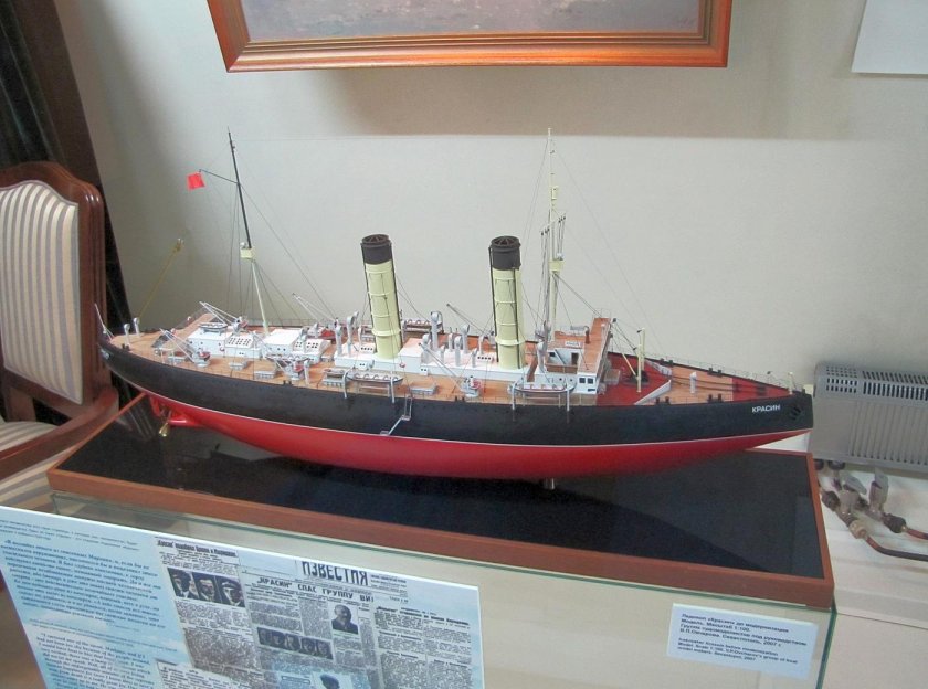 Ледокол Красин модель