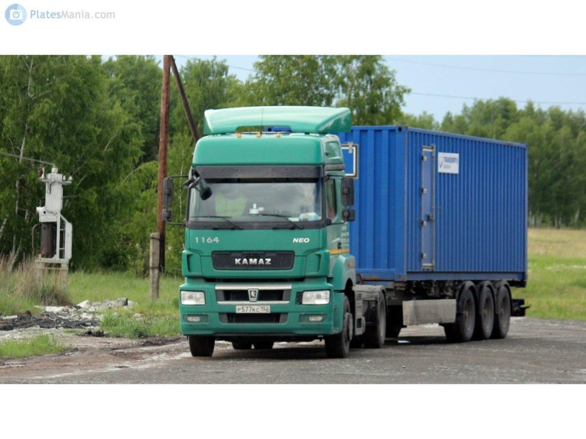 КАМАЗ 5490 зеленый Нео ИТЕКО