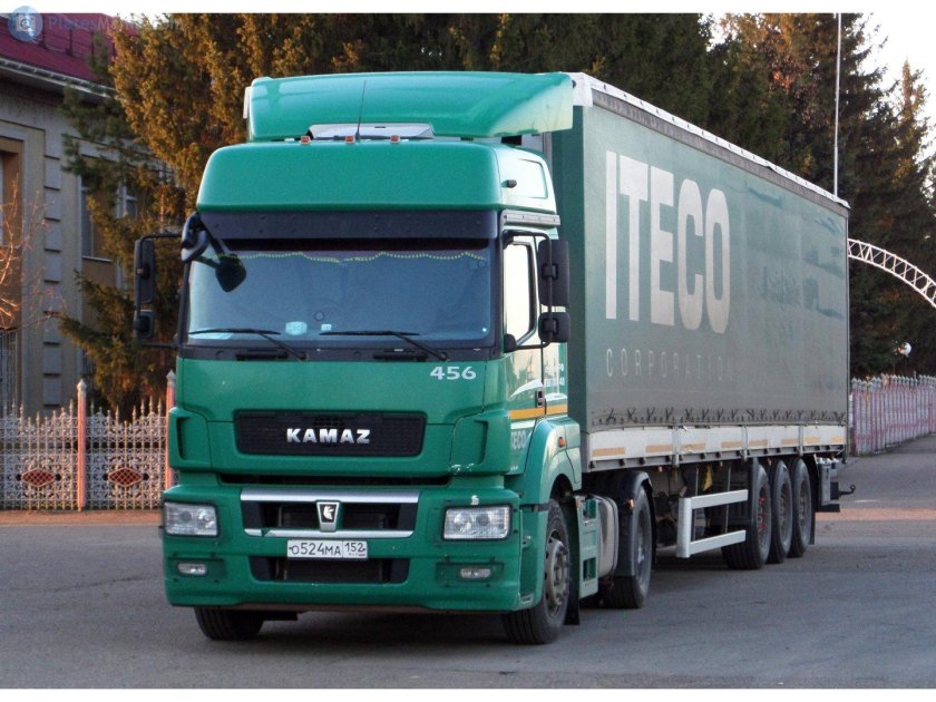 КАМАЗ 5490 зеленый Нео ИТЕКО
