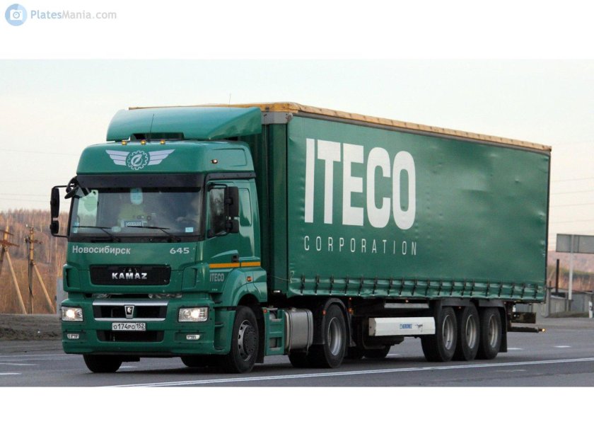 КАМАЗ 5490 ИТЕКО С контейнеровозом