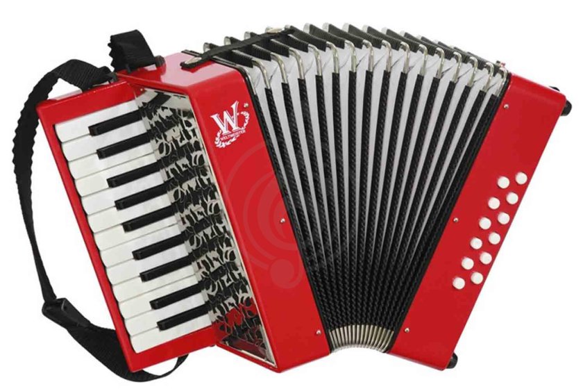 Аккордеон Вельтмайстер красный