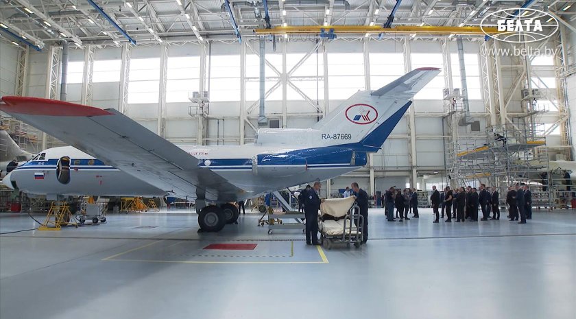 Российско белорусский самолет на 19 пассажиров