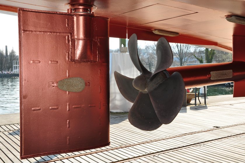 Перо руля на судне