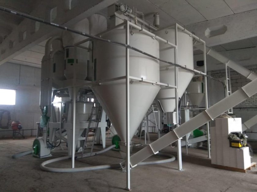 Линии производства рассыпных комбикормов